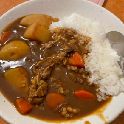 1日目から美味しいカレーが出来ました！また作ります！